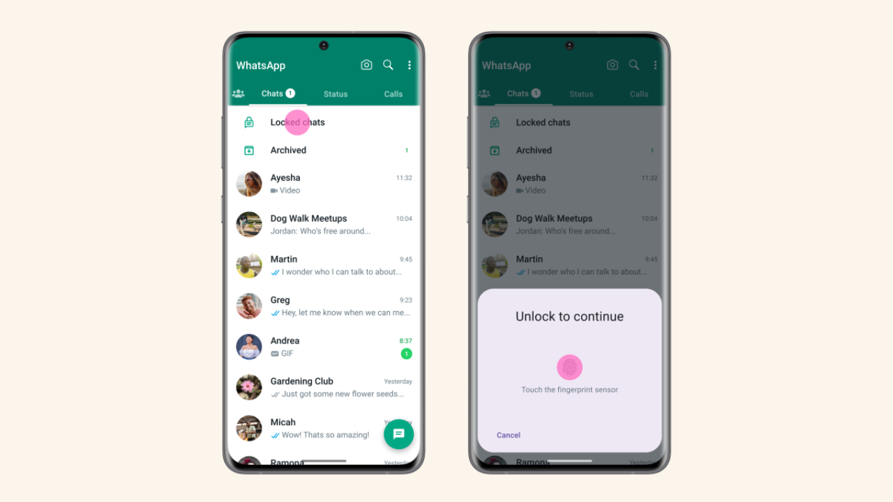Whatsapp සංවාද රකින්න “ChatLock” හඳුන්වා දෙයි