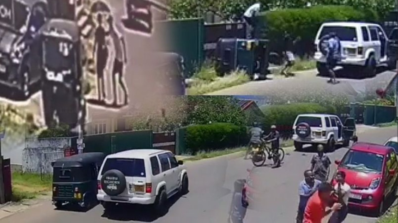 මාල හොරුන්ට මතක හිටින පාඩමක් ඉගැන්වූ ජිප් රථ රියදුරා (CCTV දර්ශන සහිතයි)