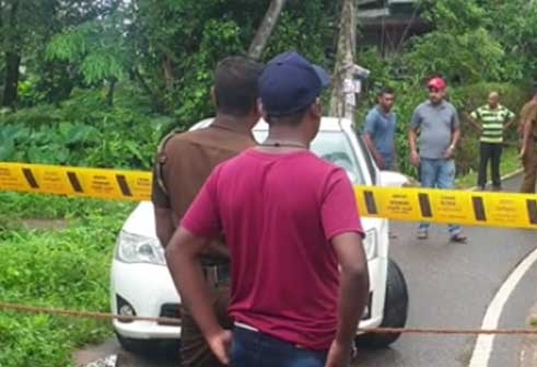 වැඩ බාරගන්න පිටත් වූ සභාපතිට වෙඩි ප්‍රහාරයක්