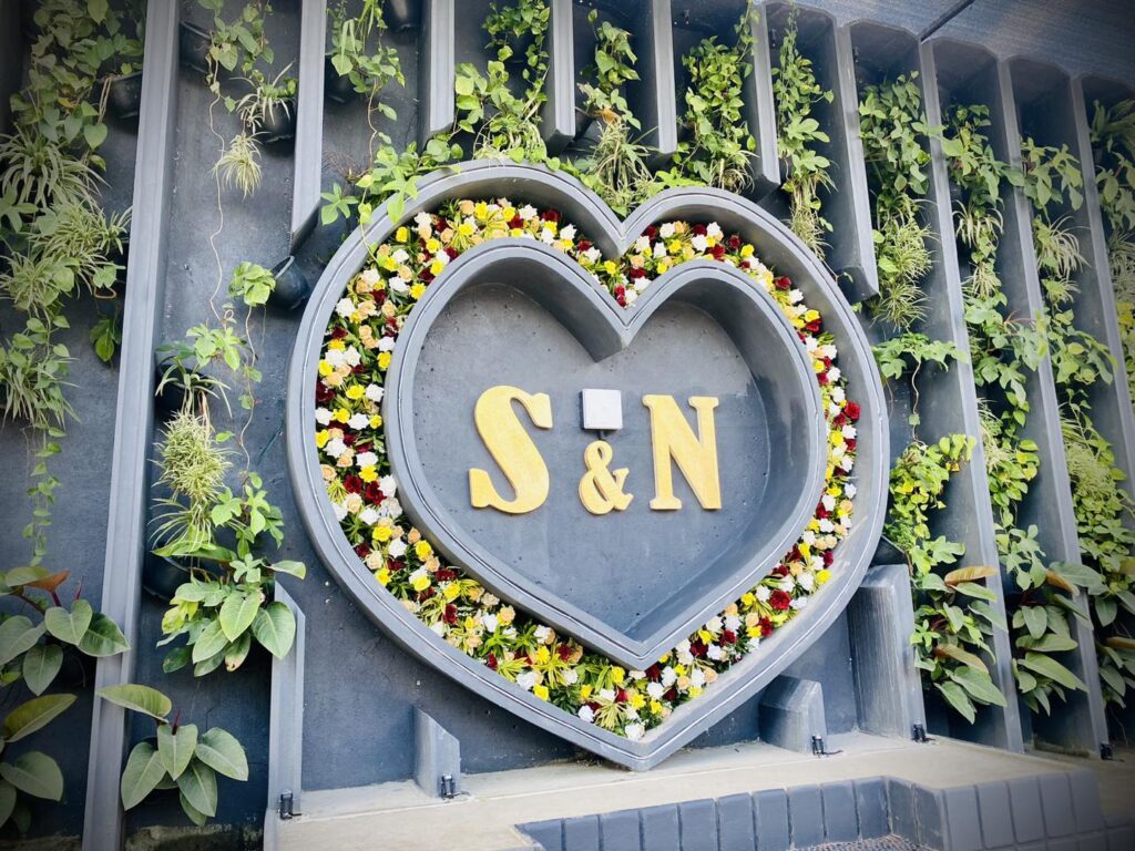 May be an image of heart and text that says 'S&N'