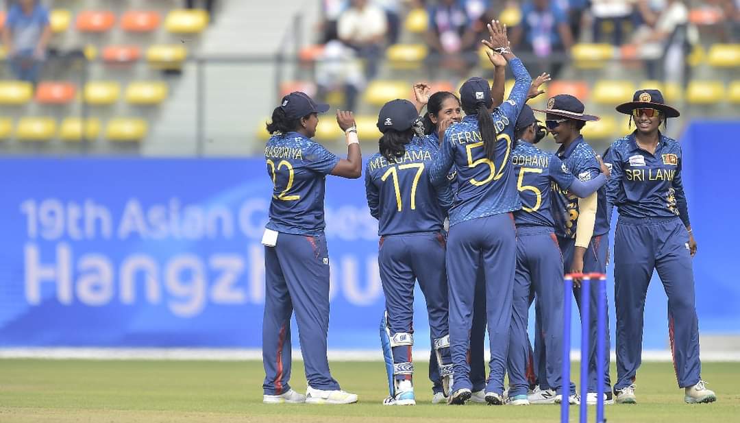 ආසියානු ක්‍රීඩා උළෙලේ කාන්තා T20 රිදී පදක්කම ශ්‍රී ලංකාවට
