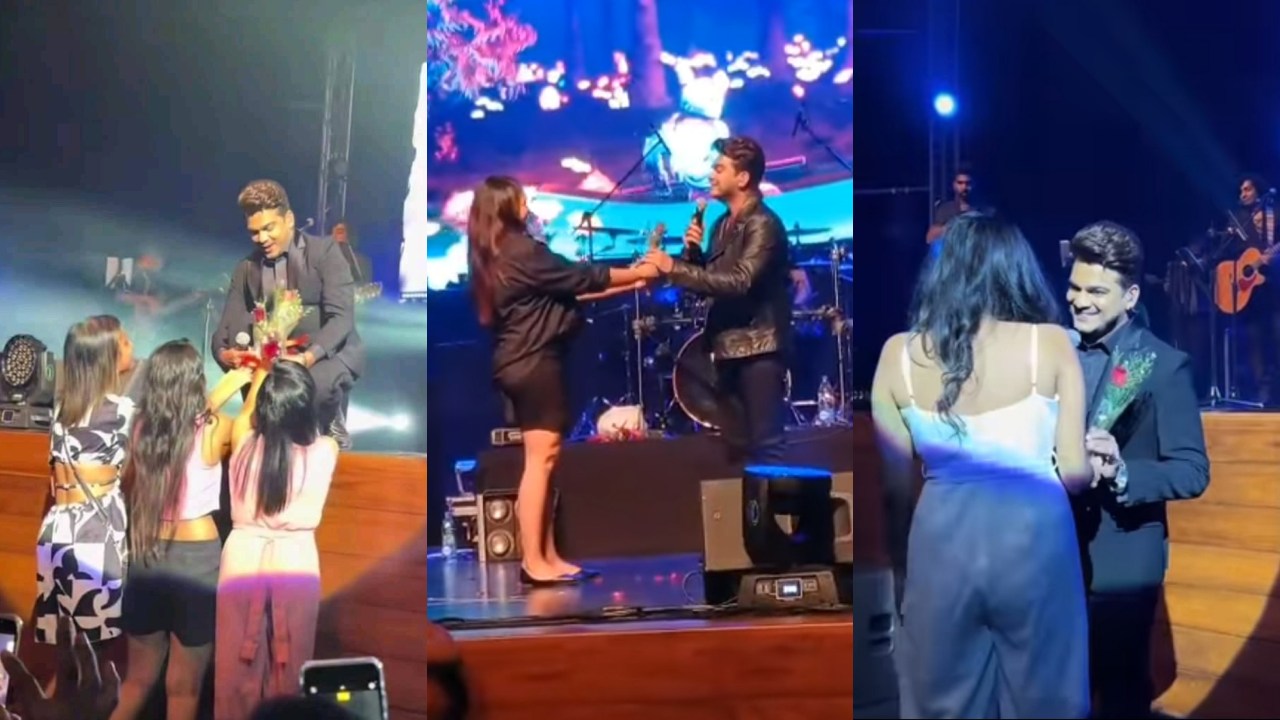 තරුණියන් රෝස මල් අරගෙන මහ රෑ ශිහාන් බලන්න එයි (VIDEO)