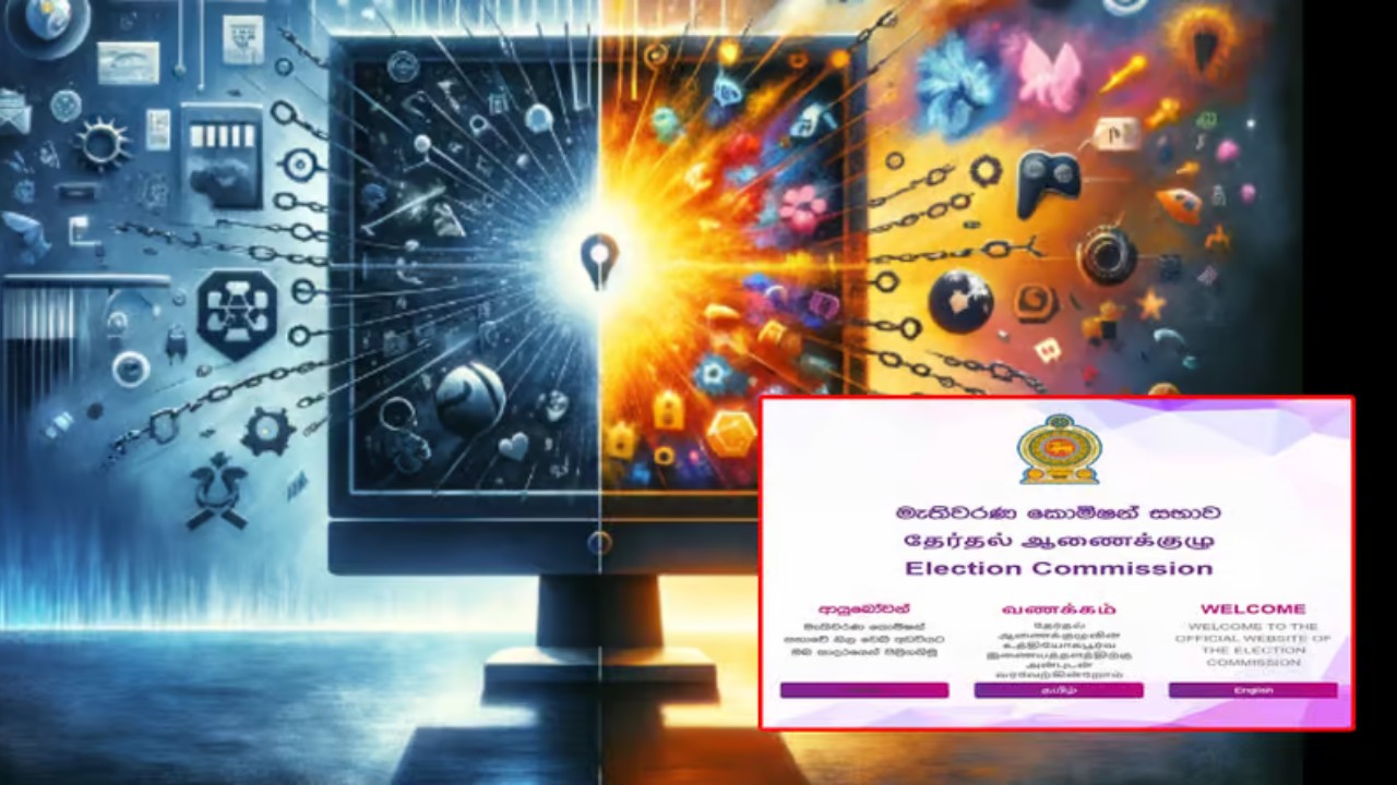 මැතිවරණ කොමිෂන් සභා වෙබ් අඩවියට සමාන වෙබ් අඩවියක්