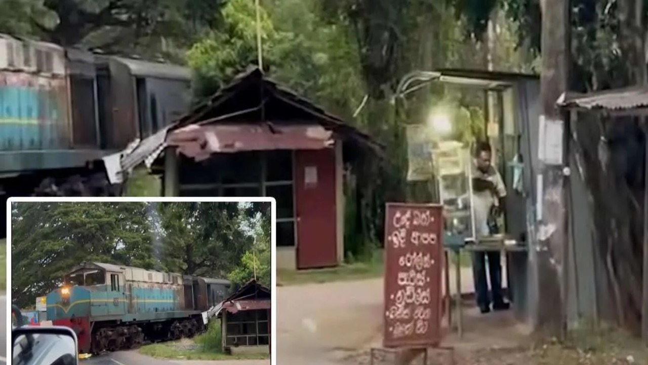 දුම්රිය නවතා කෑම ගන්න ගිය කතාවේ ඇත්ත එළියට (VIDEO)